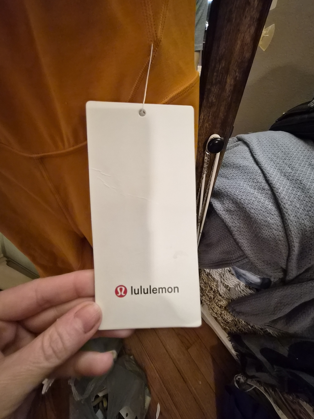 NWT Lululemon Align™ 8" Bodysuit Size 6 Dark Yellow Nulu Romper Yoga Gym $128 - Picture 7 of 10